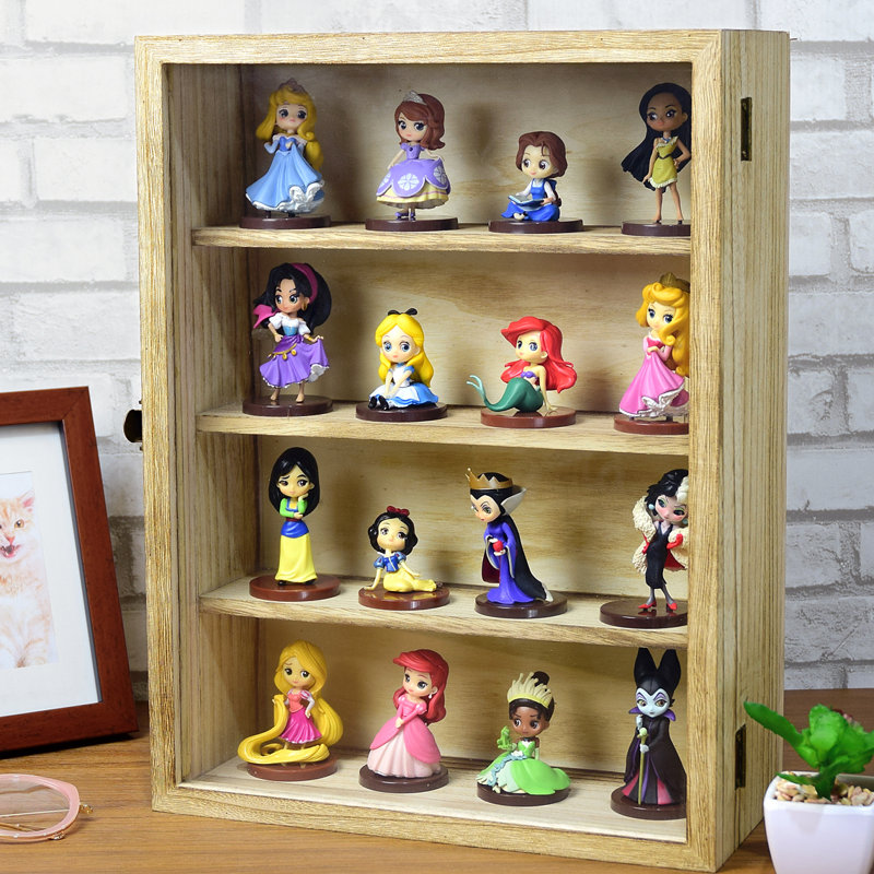 Haimar 16.1'' H x 12.2'' W Wood Trophy Display Case