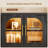 63'' W Tv Stand With 3 Arched Door Storage Cabinets