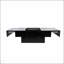 Table basse extensible avec plateau coulissant et rangement dissimulé, parfaite pour les salons modernes et les réceptions