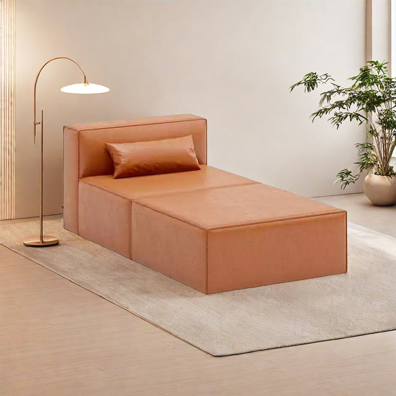 Méridiennes simples pour salon simple, Brun, Brun