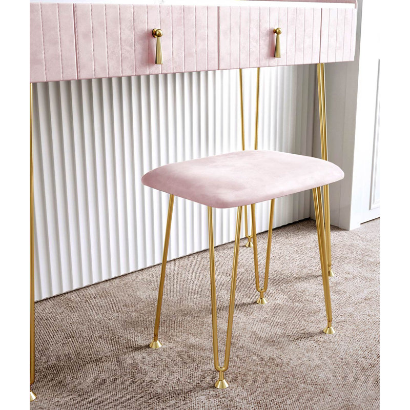 Aubie Dressing Table, Pink