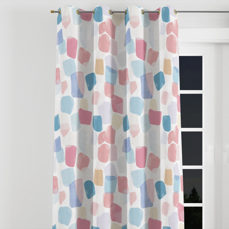 Rideaux Kids Patchwork, Œillets dorés, L 52 po x L 120 po