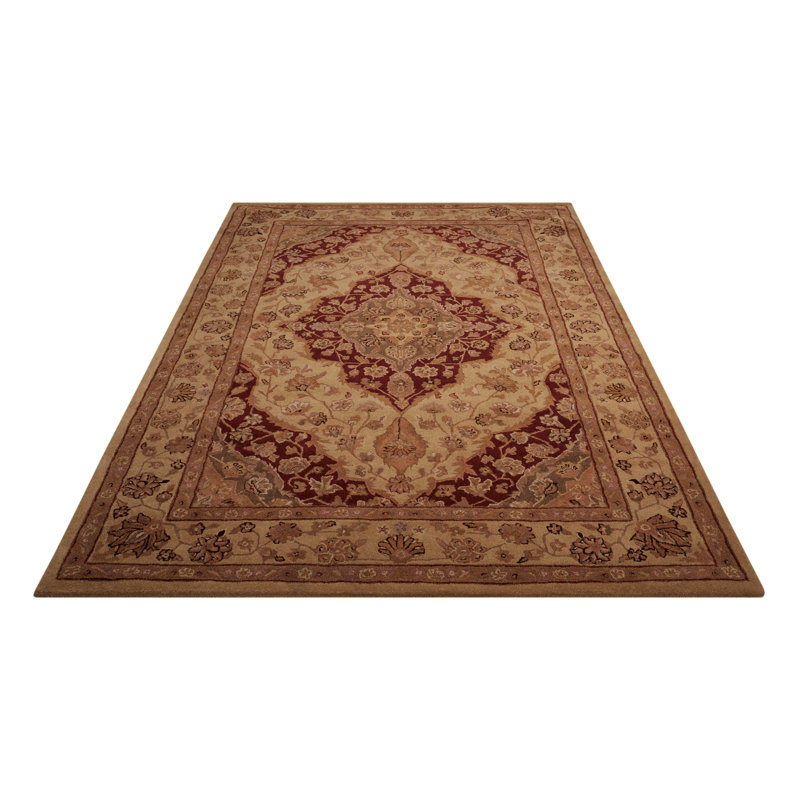 Lundeen Wool Oriental Indoor Rug, Rectangle 1'5" x 2'3"