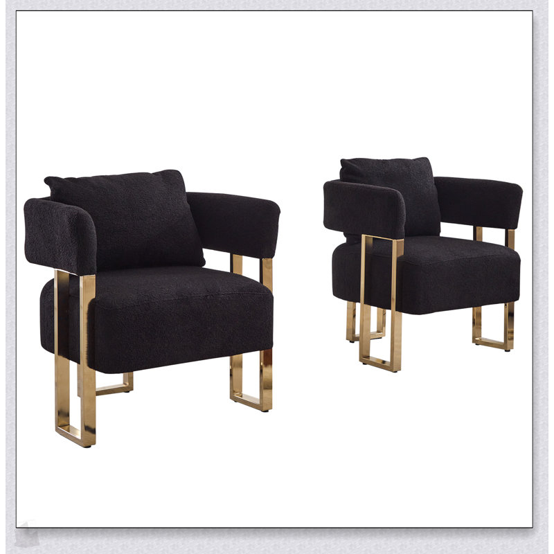 Canapé en métal rembourré TS 2 pi