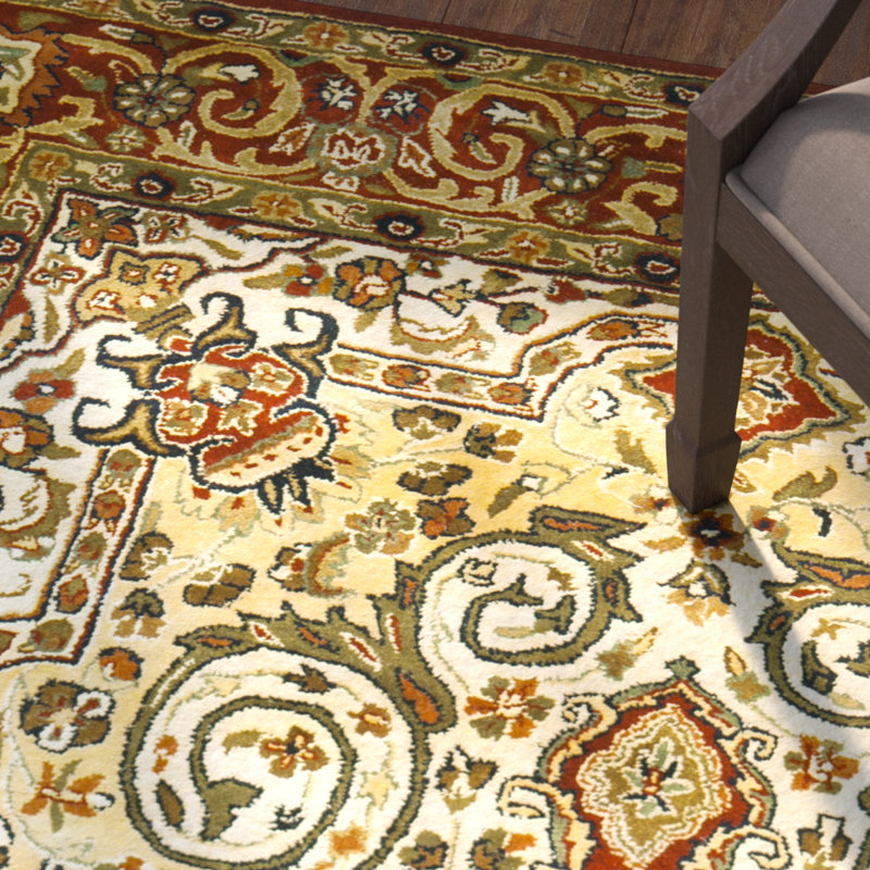 Tapis oriental en laine Evie, Tapis de couloir 2 pi 6 po x 8 pi