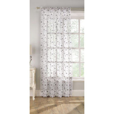 Bonilla Sheer Curtain Single Panel