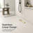 FlowCore 12" Brushed Gold linear grid drain-126309785