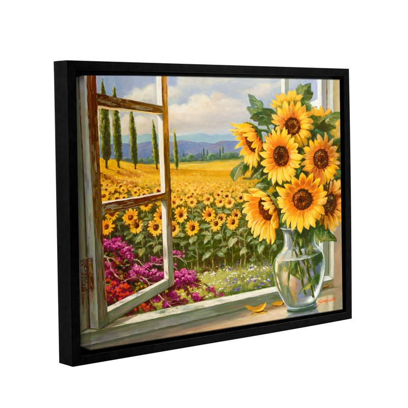 Arezo Time - Reproduction d'art sur toile, H 18 po x l 24 po x p 2 po, Cadre flottant