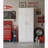 Modex White Multi‑Purpose Utility Storage Cabinet – Vertical Storage with Adjustable Shelves-1372617429