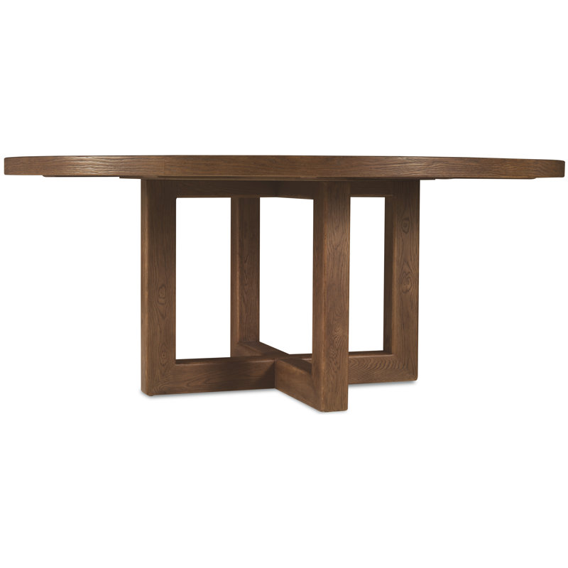 Driftwood 72In Round Dining Table, Walnut, 30”H x 72”L x 72”W