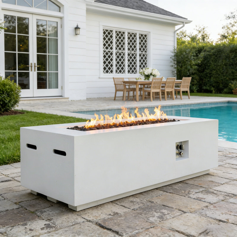 Propane Smokeless Outdoor Fire Pit Table