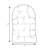 Manjot Indoor Sunbrella Seat/Back Cushion for Egg Chair-1816409506