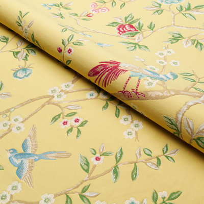 Georgia Vine Cotton Blend Fabric