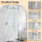 10-Inch Square Rain Shower System, High-Pressure Shower Head & Handle Set with Valve, All-Metal Trim-126439374