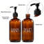 Distributeur de liquide 16 oz. (Brun)-1406049922