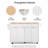 55" Fluted Kitchen Island With Drop Leaf-1453851721