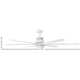 Draftsman 72-in Indoor/Outdoor Smart Ceiling Fan with Integrated LED + Remote