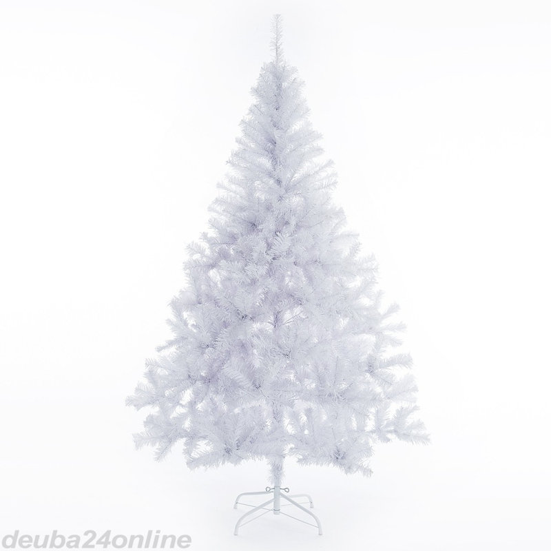 180cm H White Artificial Christmas Tree, 4.92ft H