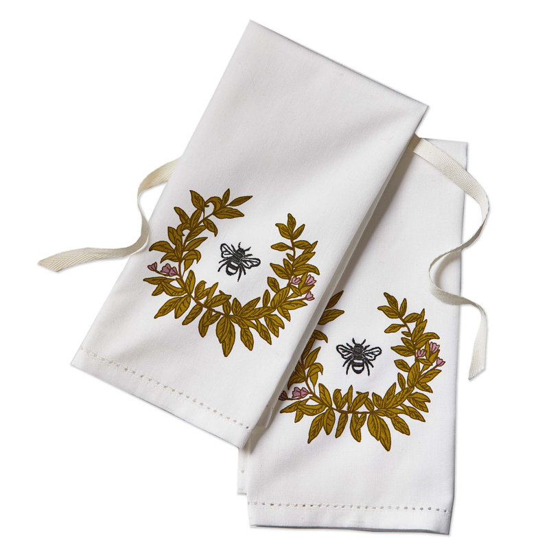 Lavender & Honey Guest Towel S/2