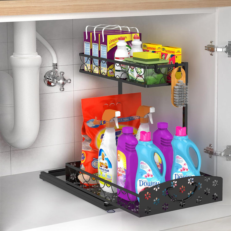 Stainless Steel Under Sink Organizer