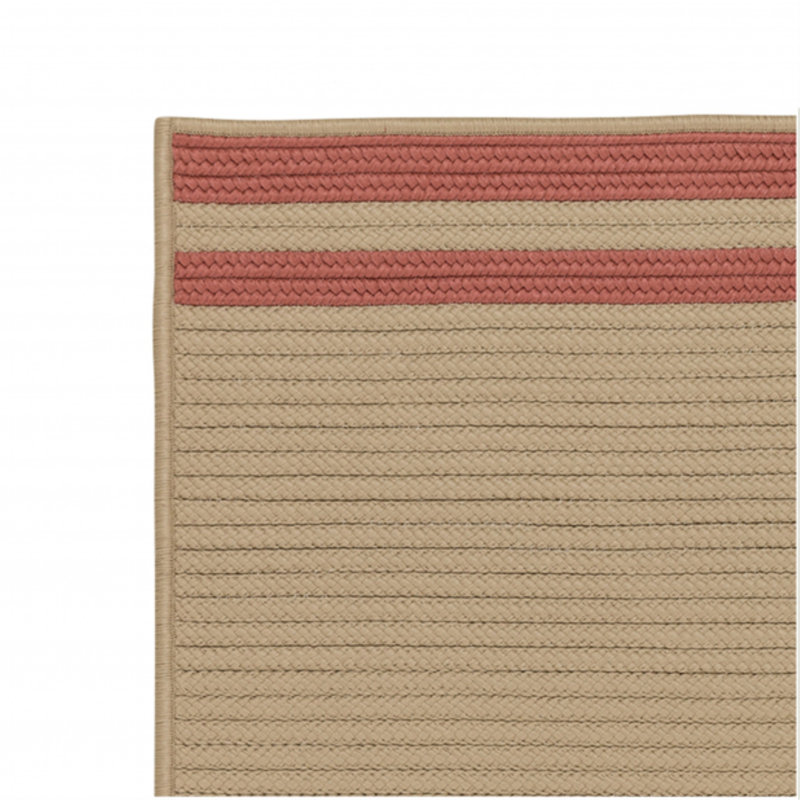Kellie Indoor / Outdoor Reversible Area Rug - Brick Red, Rectangle 9' x 12'