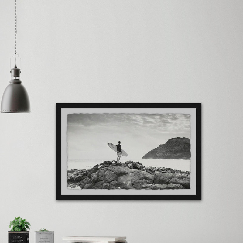 Feed My Soul by Morgan Hartley - Print, 41cm H x 61cm W x 4cm D, Black Framed Paper with Deckled Edges