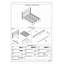 Structure de lit tapissier en similicuir