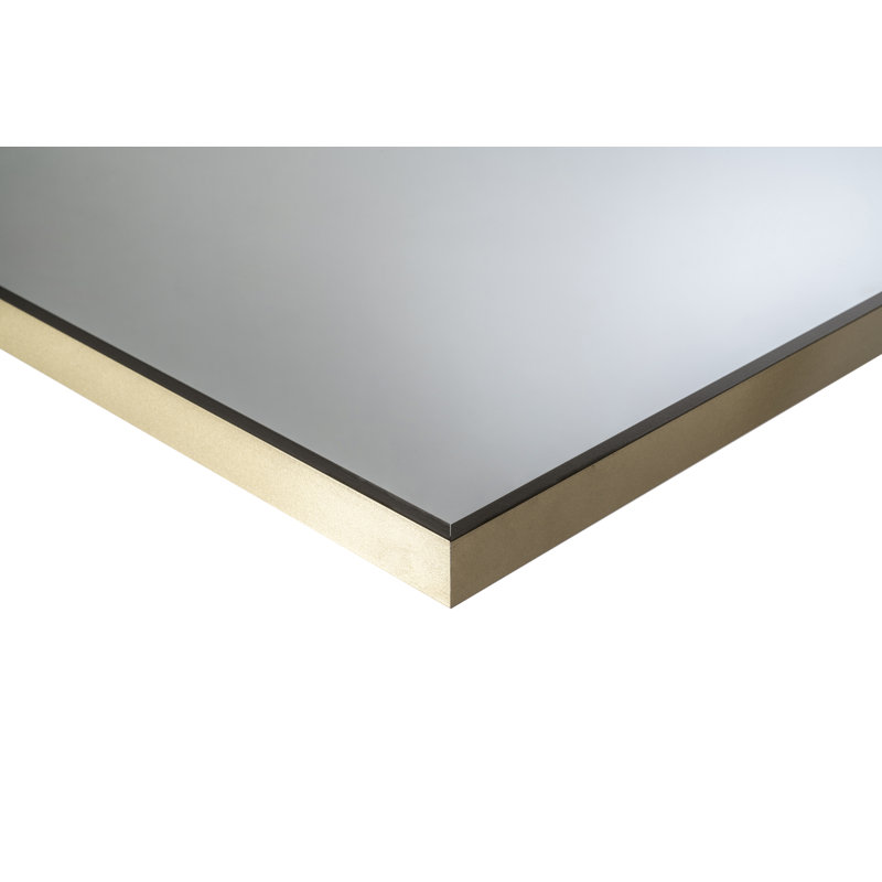 Croydex Steel Framed Arch Decorative Mirror, Brass