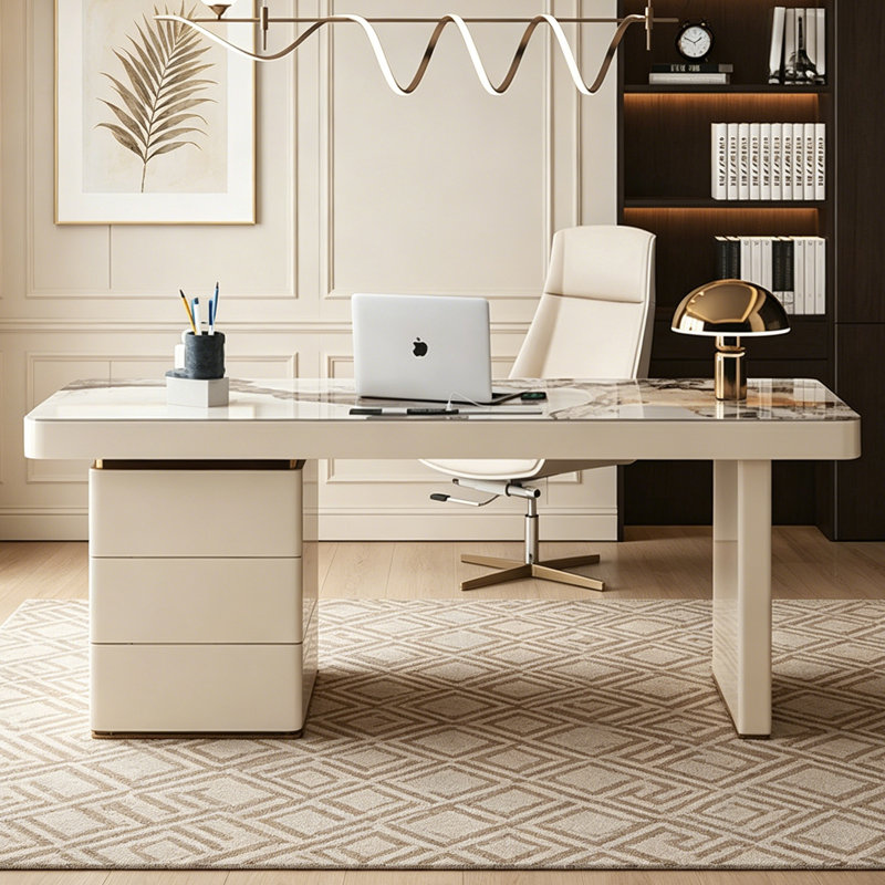 Modern minimalist office desk