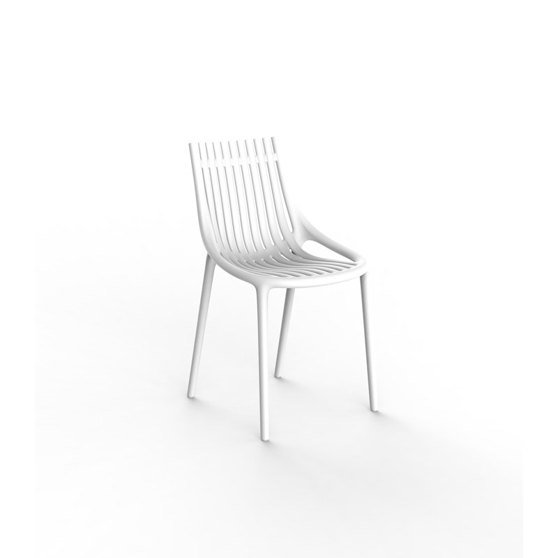 Ibiza Stacking Side Chair, White