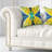 Yellow Fractal Stained Glass - Abstract Printed Pillow-30628769-30628765