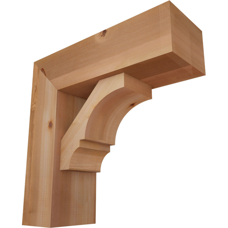 Support à blocs l 7 1/2 po x P 22 po x H 22 po avec renfort en cèdre rouge de l'Ouest, 22 X 22