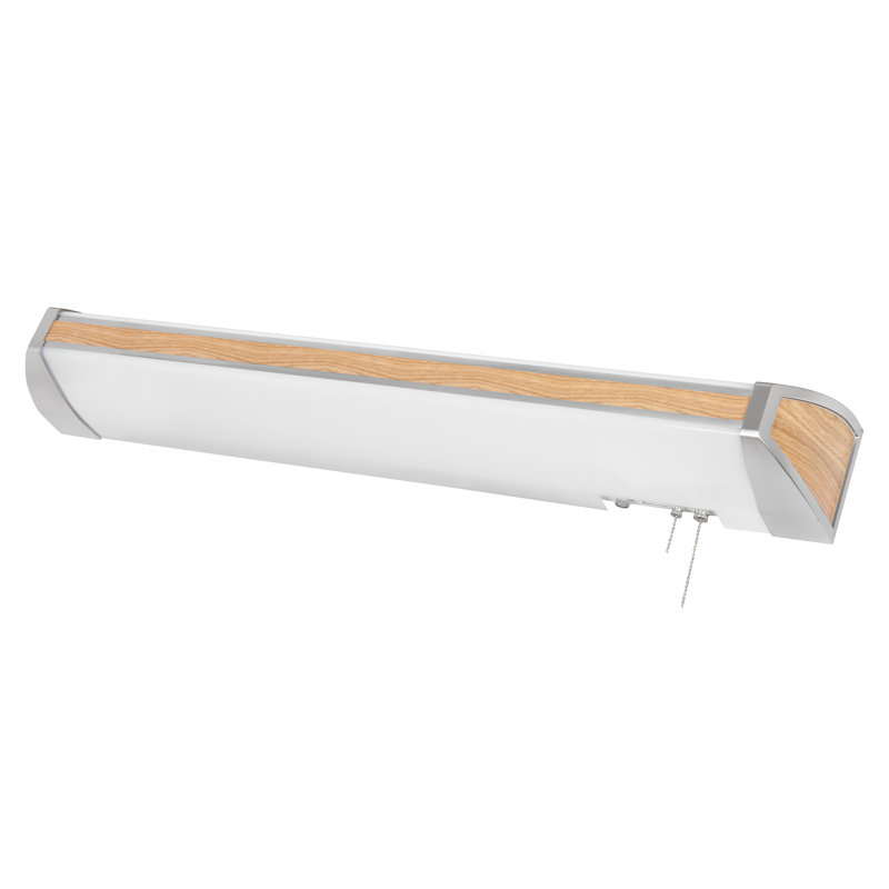 Applique murale 3 lumières Esker, 5,38" H x 39,94" L x 6,25" D, Chêne clair