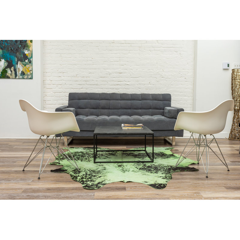 Maxen Performance Cowhide Animal Print Indoor Rug