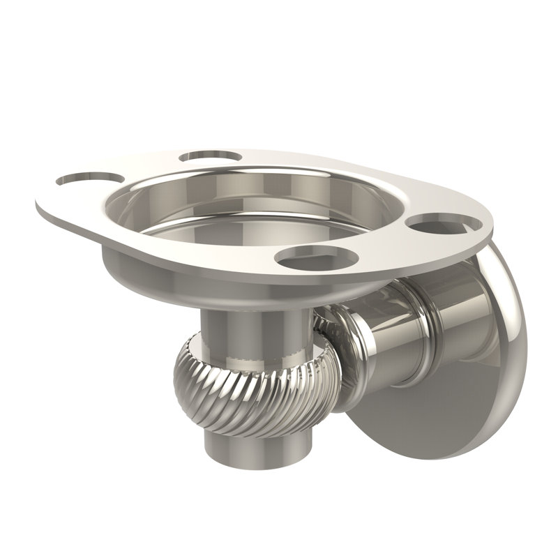 Porte-brosse à dents & culbuteur Continental, Nickel poli