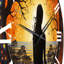 Horloge murale orange et noire Yoga In Harmony III-93381416