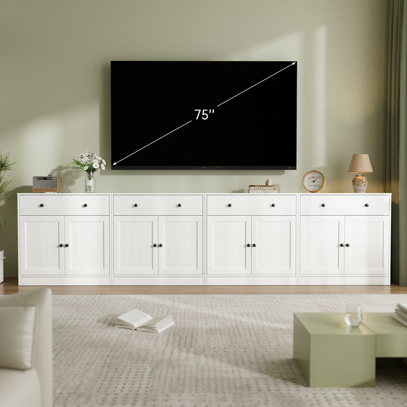 Buffet avec tiroir Marta Shaker - l 31,5 po x P 15,7 po x H 31,5 po, Blanc