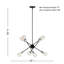 Lustres 8 lumières 26 po Laterna-109594241