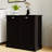 Tilt-Out Black Laundry Storage Cabinet. E1 Made, Deformation-. Painting For A Flawless Finish. Two Compartments With Removable Bags. Load-Bearing 100 Pounds. Assembly Manual Included Organizer - Fine-1244068452