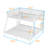 Metal Bunk Bed With Solid Construction And Under Bed Storage-861203256