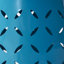 Table d'appoint unique en métal en forme de tonneau découpée en dentelle pour une utilisation extérieure, mobilier de patio durable et polyvalent-390116474
