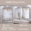 Premium Aluminum Framed Rectangular Bathroom Vanity Wall Mirror-59385203-59385196-52941784