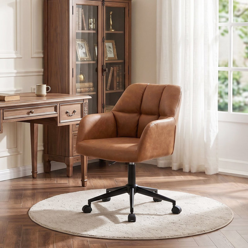 Airionna Office Chair, Brown