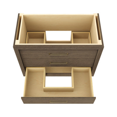 Avalon Three-Drawer Single Bath Vanity