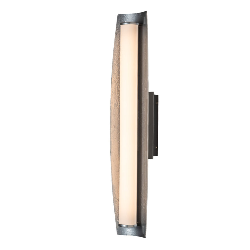 Passage Steel LED Armed Sconce, Sterling