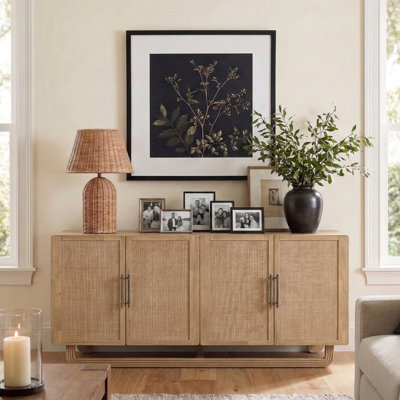 Sova Solid Wood And Oak Veneer Sideboard/Buffet