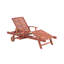 Vanhorn 198 cm Long Reclining Acacia Single Chaise