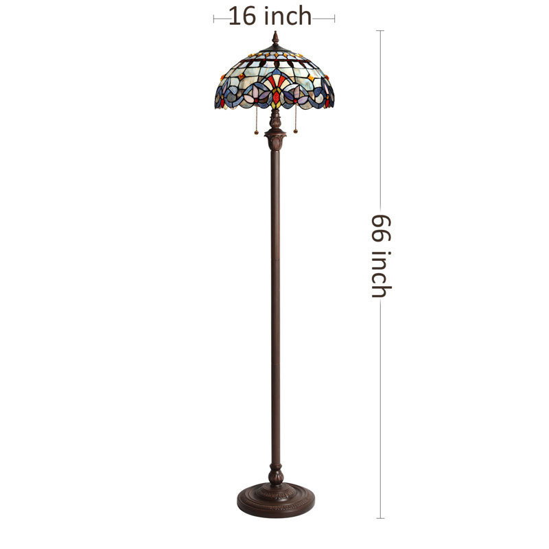 Lampe sur pied traditionnelle 66 po Nyambura