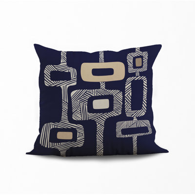 Polyester Throw Square Indoor/Outdoor Pillow Cover & Insert