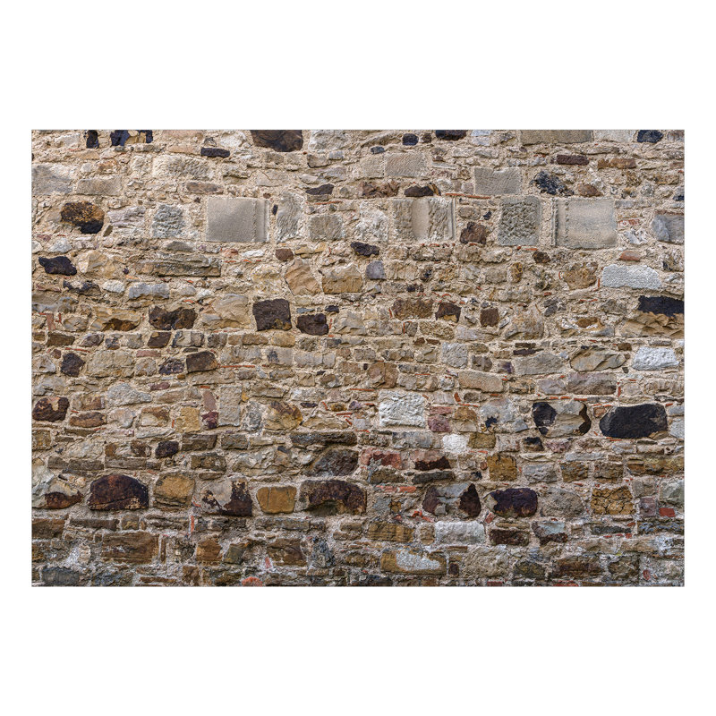 Earheart Textured Matte Peel & Stick Mural, 175cm W x 245cm L